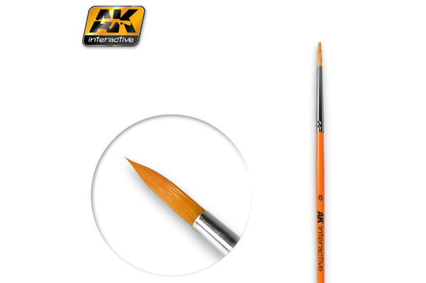 AK Interactive Synthetic Round modelling brush