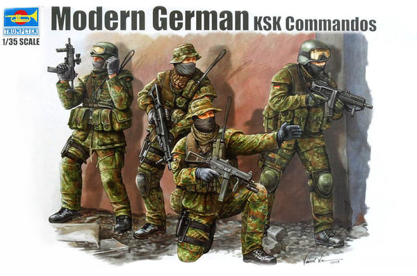 1/35 scale Trumpeter German KSK Bundeshwehr Commandos