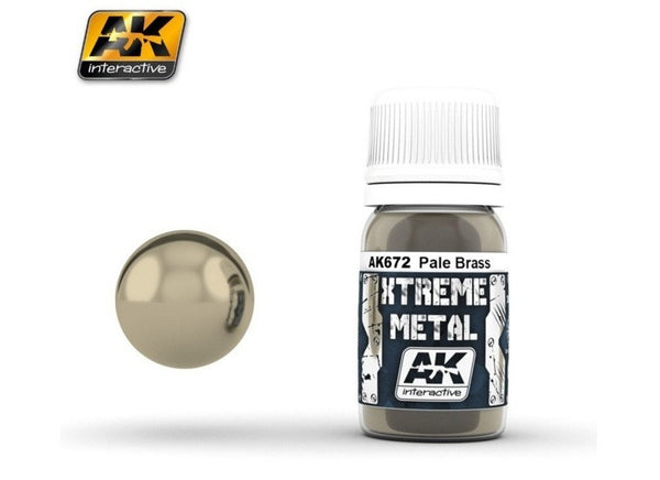 AK Interactive Extreme Metal Paints AK672 Pale Brass