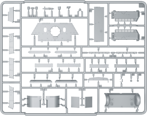 1/35 scale model Miniart SU-122 Early Production Plastic Kit 35181