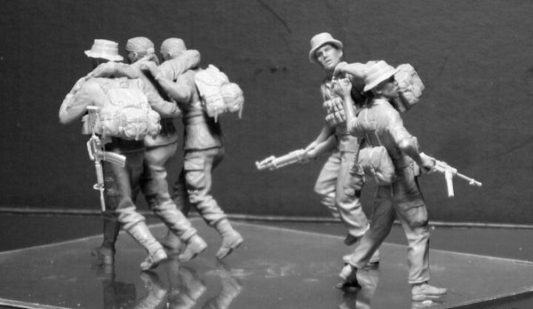 1/35 scale model MasterBox Head for the "Huey", Vietnam War series