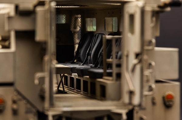 1/35 scale model Meng US Cougar 6 x 6 MRAP Vehicle