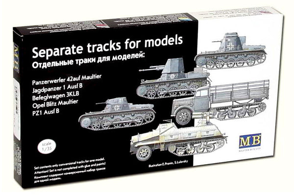 1/35 scale model MasterBox Separate caterpillar tracks