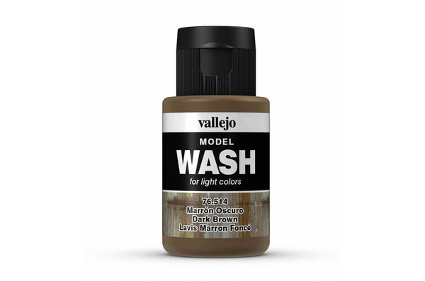 Vallejo Model Wash 35ml Dark Brown
