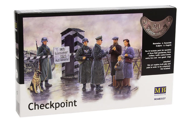 1/35 scale model Master Box Checkpoint Set