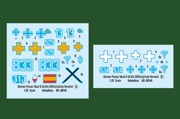 HobbyBoss 1:35 - Pz. Kpfw. I Ausf. A (Early/Late)