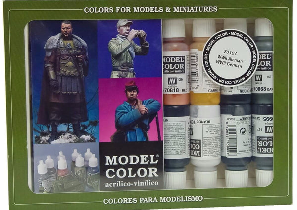 Vallejo Model Colour Set WWII German 16 colours