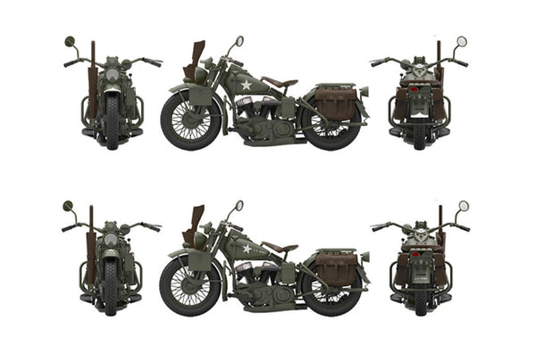1/35 scale model Miniart Rest on Motorcycle