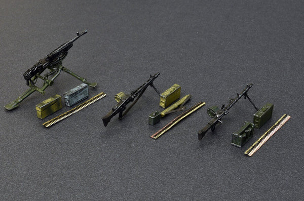 1/35 scale model Miniart German Machine Gun Set
