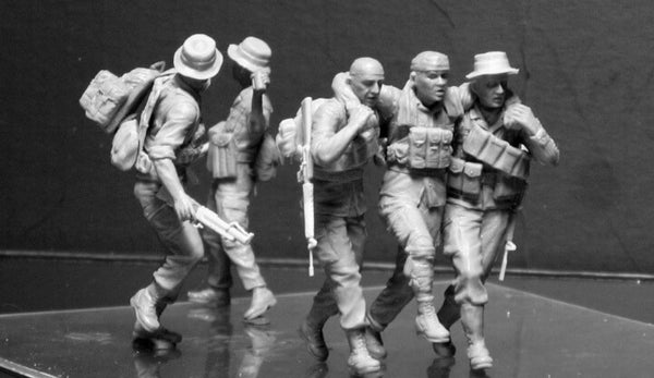 1/35 scale model MasterBox Head for the "Huey", Vietnam War series