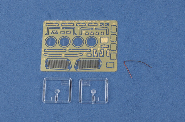  1/35 scale model HobbyBoss Russian T-50 Infantry Tank