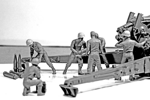 1/35 scale model MasterBox US Artillery Crew