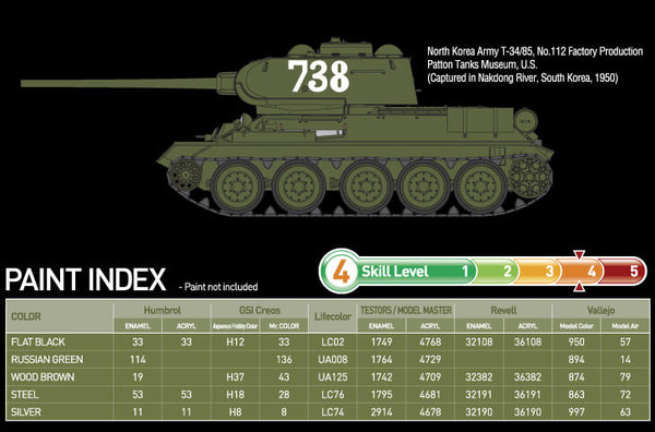 Academy 1:35 - T-34/85 No. 112 Factory Production
