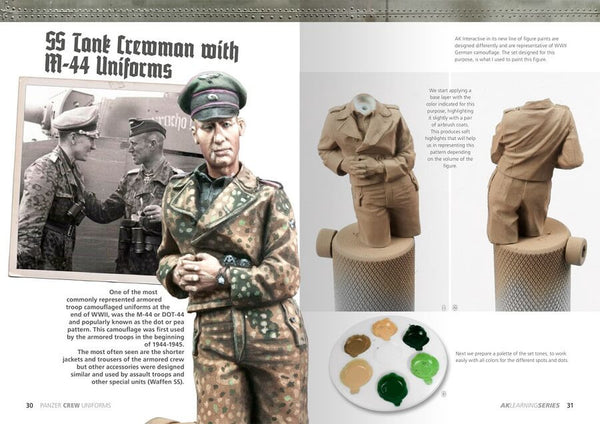 AK Interactive Book Panzer Crew Uniforms Painting Guide