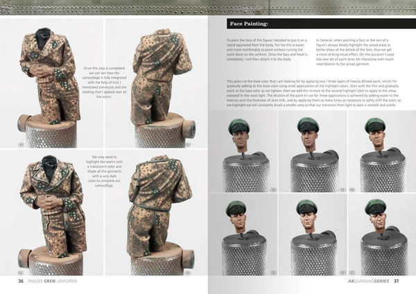 AK Interactive Book Panzer Crew Uniforms Painting Guide