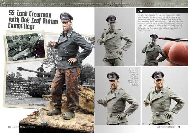 AK Interactive Book Panzer Crew Uniforms Painting Guide