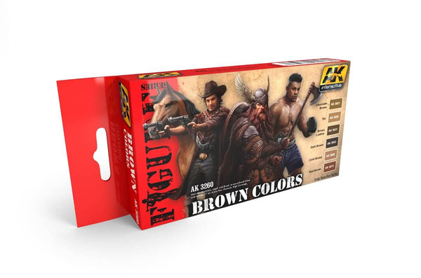 AK Interactive Brown Colours Set
