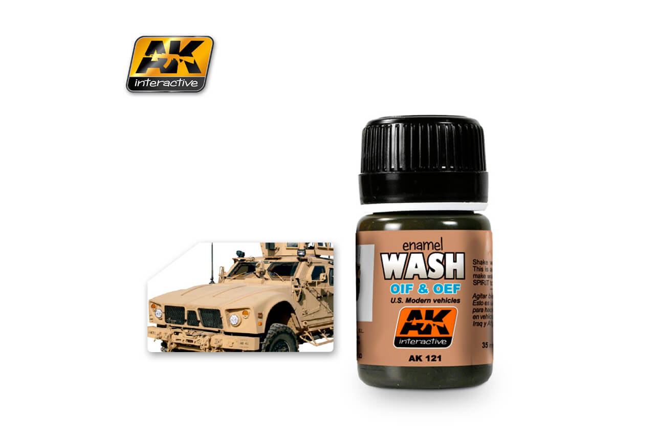 AK Interactive US Vehicle Wash OIF OEF 35ml Panzer Models ak-interactive-us-vehicle-wash-oif-oef-35ml-panzer-models