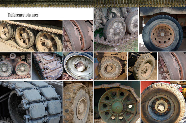 AK Interactive Learning Series Tracks and Wheels Painting Guide