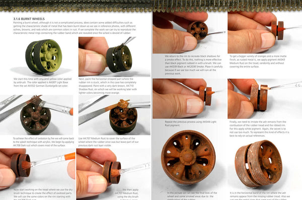 AK Interactive Learning Series Tracks and Wheels Painting Guide
