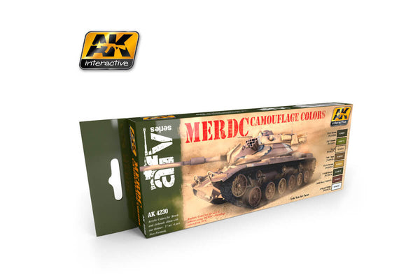 AK Interactive MERDC Camouflage Colours Set