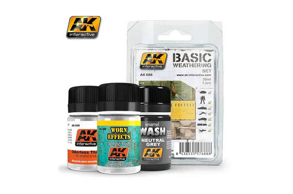 AK Interactive Basic Weathering Set