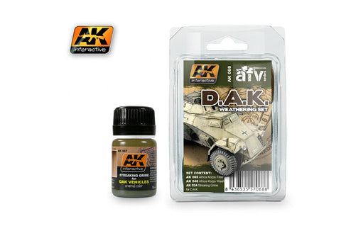 AK Interactive Africa Korps Weathering Set DAK