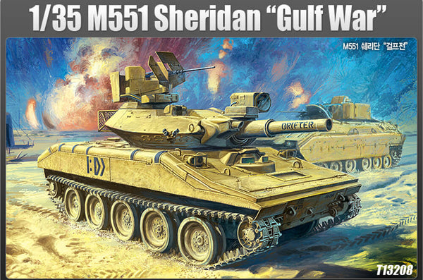 Academy 1:35 - M551 Sheridan "Gulf War" - Plastic Model Kit #13208
