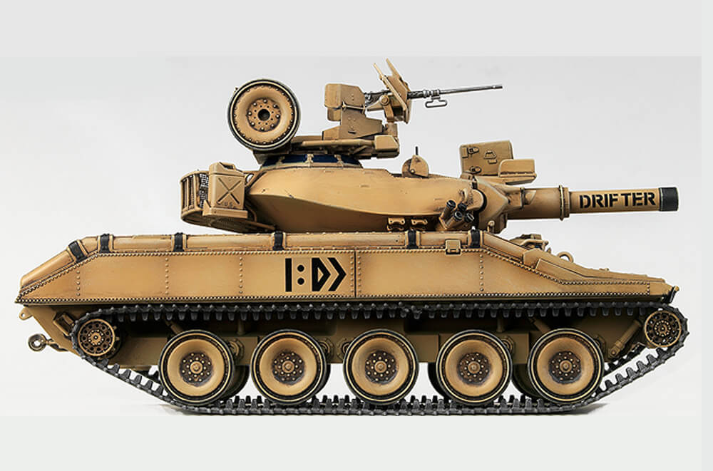 ACADEMY 1/35 M551 Sheridan Gulf War – Plastic Model Kit #13208, Military Armor Hobby Set