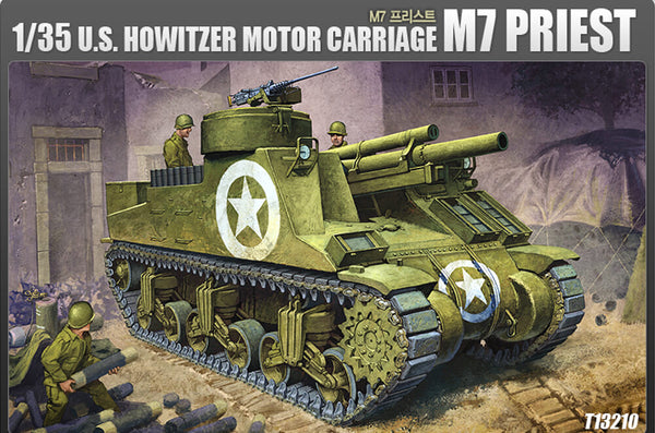 Academy 1:35 - M7 105mm SPG Priest - Plastic Figure Model Kit #13210