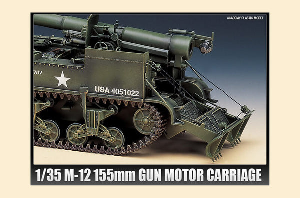 1/35 scale Academy M12 155mm GMC