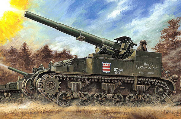 1/35 scale Academy M12 155mm GMC