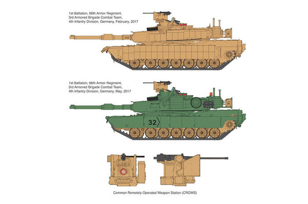 1/35 scale Academy US Army M1A2 TUSK II Limited Edition