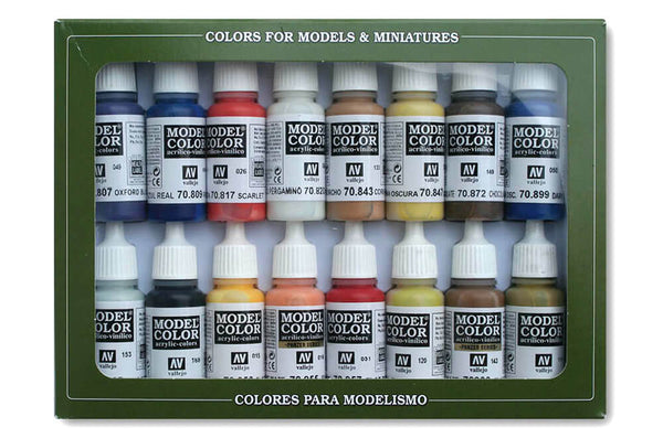 AV Vallejo Model Colour Set - American Colonial (x16), set #70147