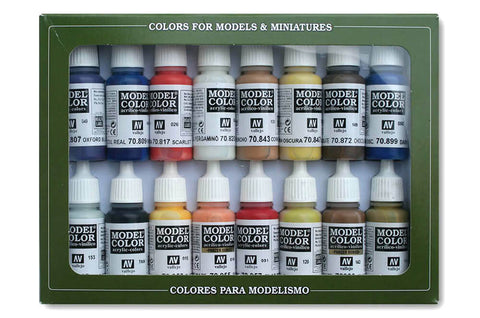 AV Vallejo Model Colour Set - American Colonial (x16), set #70147