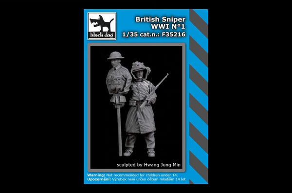 Black Dog Models 1:35 British Sniper WWI N°1 Resin Figure
