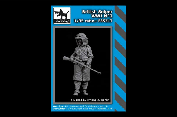 Black Dog Models 1:35 British Sniper WWI N°2 Resin Figure