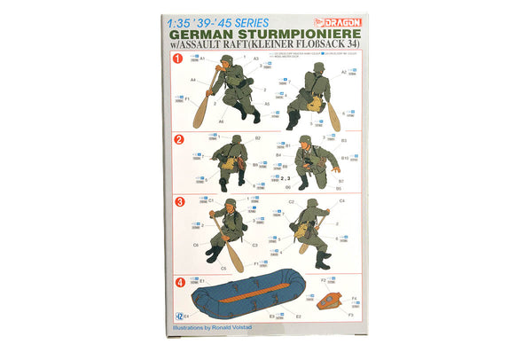 Dragon 1:35 - German Sturmpioniere with Assault Raft - Panzer Models