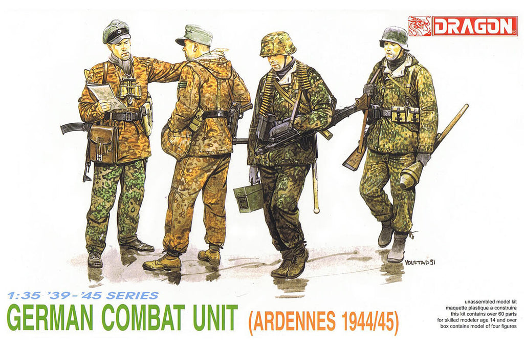 Dragon 1:35 - German Combat Unit, Ardennes 1944-45 - Panzer Models