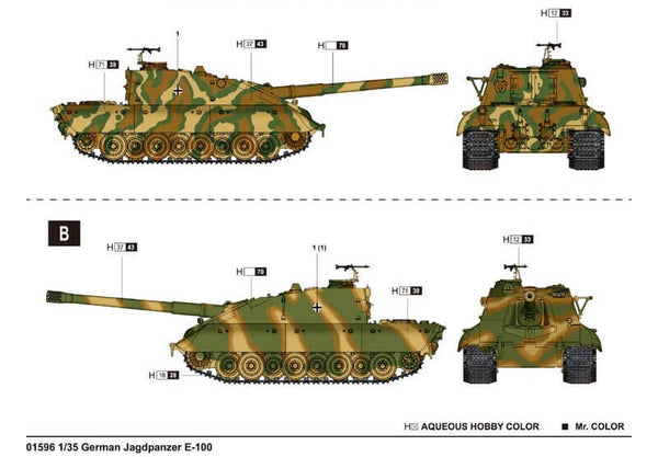 1/35 scale Trumpeter German Super Heavy Jagdpanzer E-100