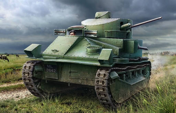 1/35 scale model HobbyBoss Vickers Medium Tank MKII