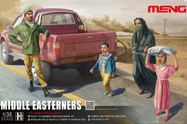 1/35 scale model Meng Middle Easterners in Street