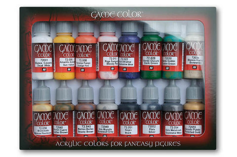 Vallejo Game Colour - Introduction Colours Set (x16), VAL 72.299