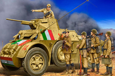 1/35 scale model MasterBox Italian Military Men WWII Era