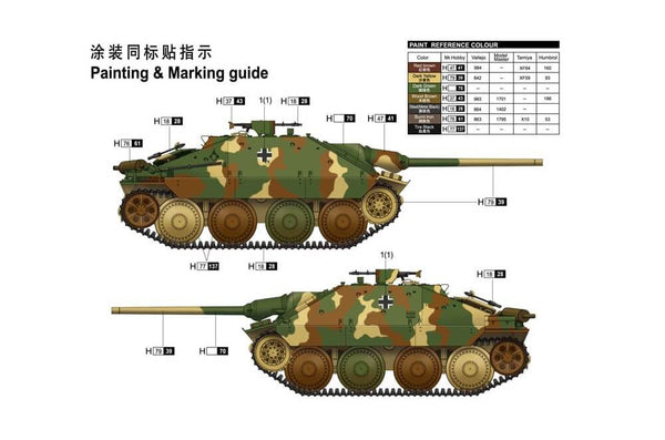 1/35 scale Trumpeter German Jagdpanzer 38(t) Hetzer STARR