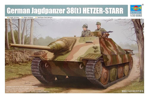 1/35 scale Trumpeter German Jagdpanzer 38(t) Hetzer STARR