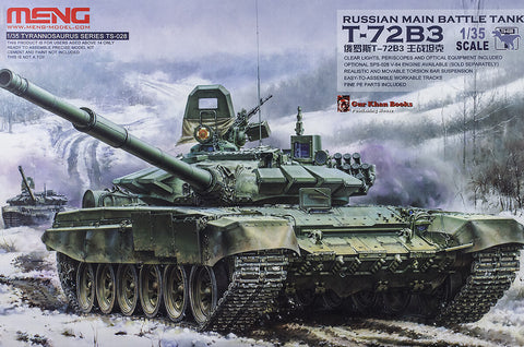 1/35 scale model Meng Russian Main Battle Tank T-72B3