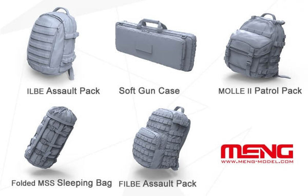 Meng Model Modern US Marines Individual Load Carrying Equipment Resin