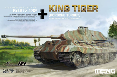 1/35 scale Meng Model Sd.Kfz.182 King Tiger Porsche Turret