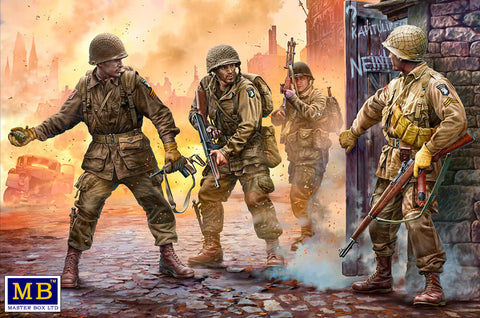 Master Box 1:35 - Screaming Eagles, 101st Airborne 1944-45 - Plastic Figure Model Kit #3574